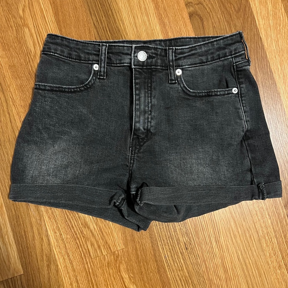 Black Jean Short